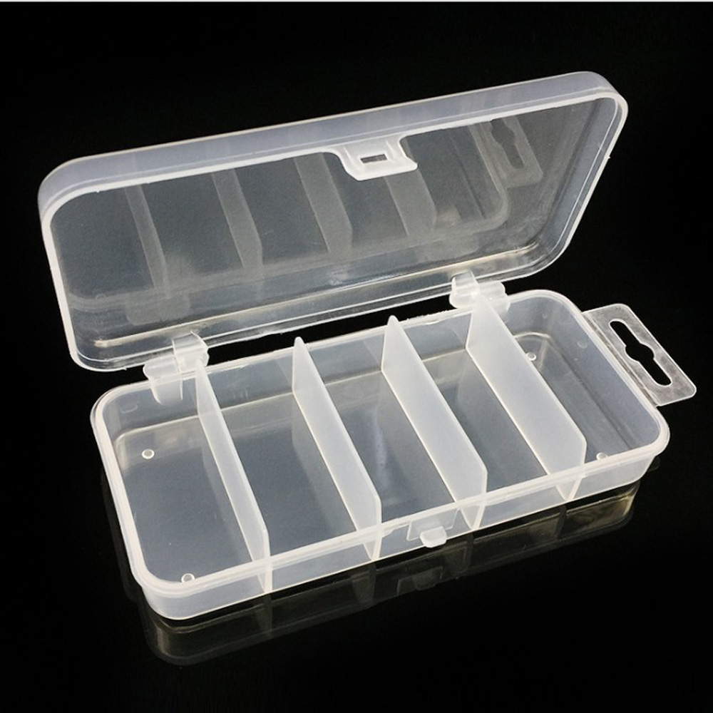 Fishing Lure Spoon - 1pcs Transparent Plastic Storage Box Fishing