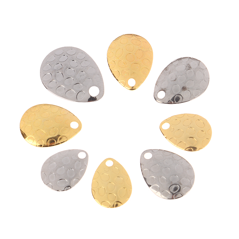 Fishing Lure Spoon - 20Pcs Metal Waterdrops Shape Fishing Spinner