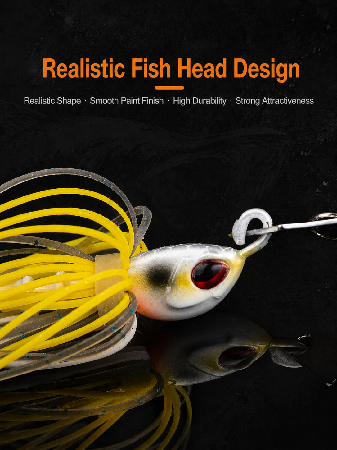 Spinnerbait Lure Set Silicone  - Fishing Lure Blade Bait บทวิจารณ์และราคา