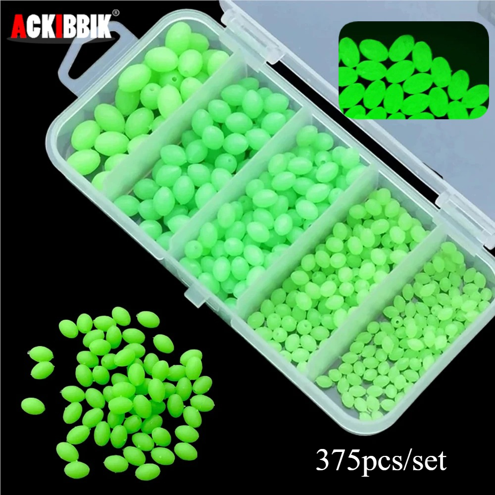 Ackibbik 375pcs/box Luminous F - Fishing Lure Soft Plastic บทวิจารณ์และราคา
