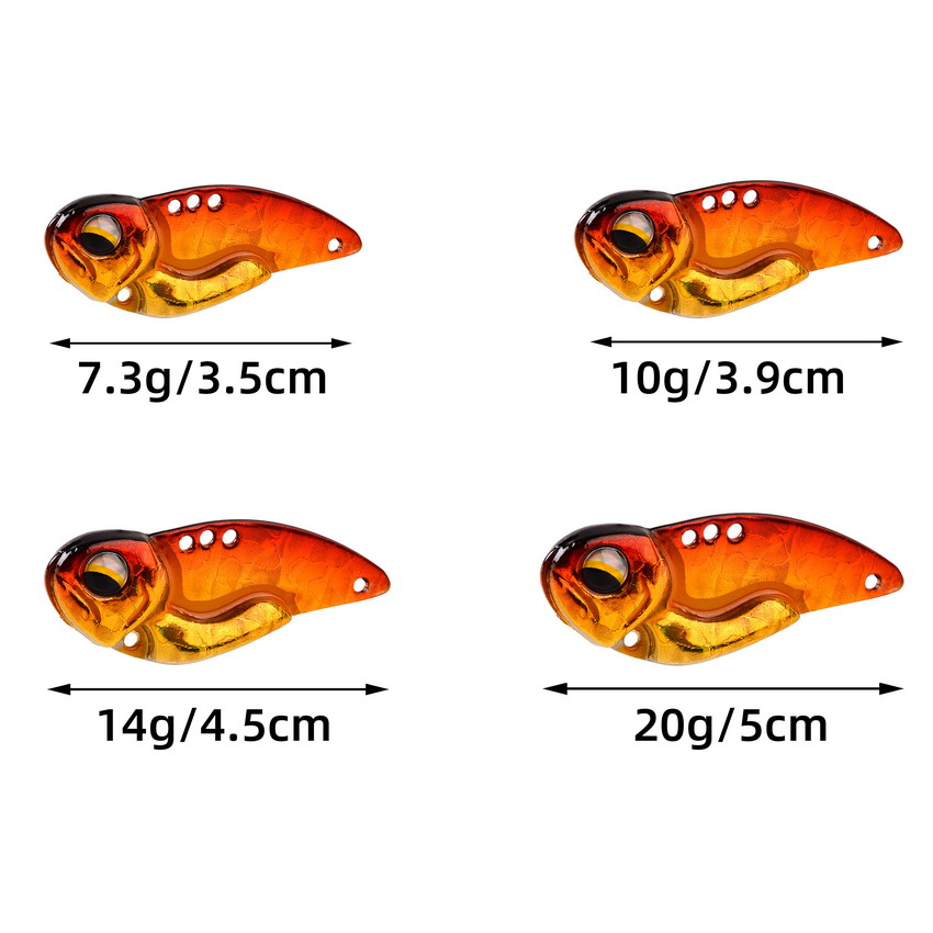 6pcs Metal VIB Fishing Lures 7 - Fishing Lure Blade Bait บทวิจารณ์และราคา