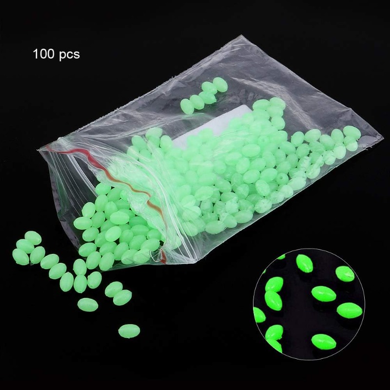 100pcs/lot Oval Night Luminous - Fishing Lure Topwater บทวิจารณ์และราคา