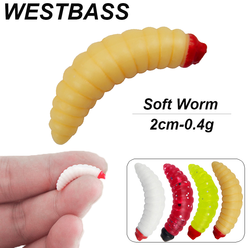 WESTBASS 20/50PCS Soft Larva S - Fishing Lure Soft Plastic บทวิจารณ์และราคา
