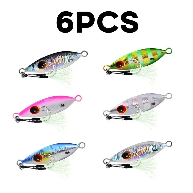 Inchiku Metal Jig Spoon Lure 6 - Fishing Lure Buzzbait บทวิจารณ์และราคา