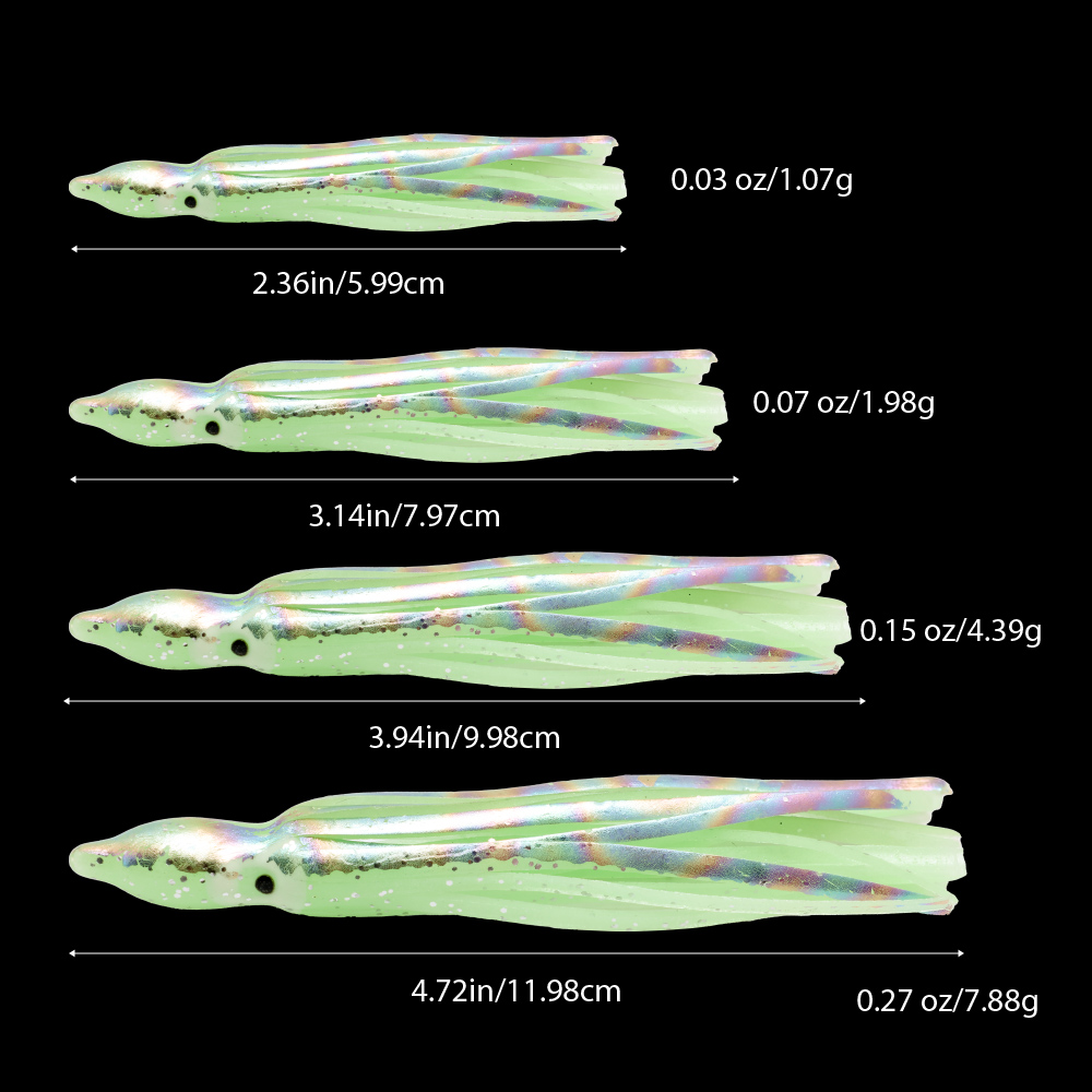 10 pcs soft light octopus squi - Fishing Lure Buzzbait บทวิจารณ์และราคา