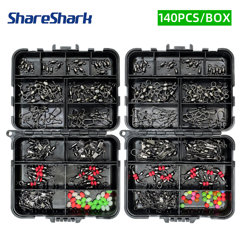 ShareShark 140Pcs fishing acce - Fishing Lure Box บทวิจารณ์และราคา