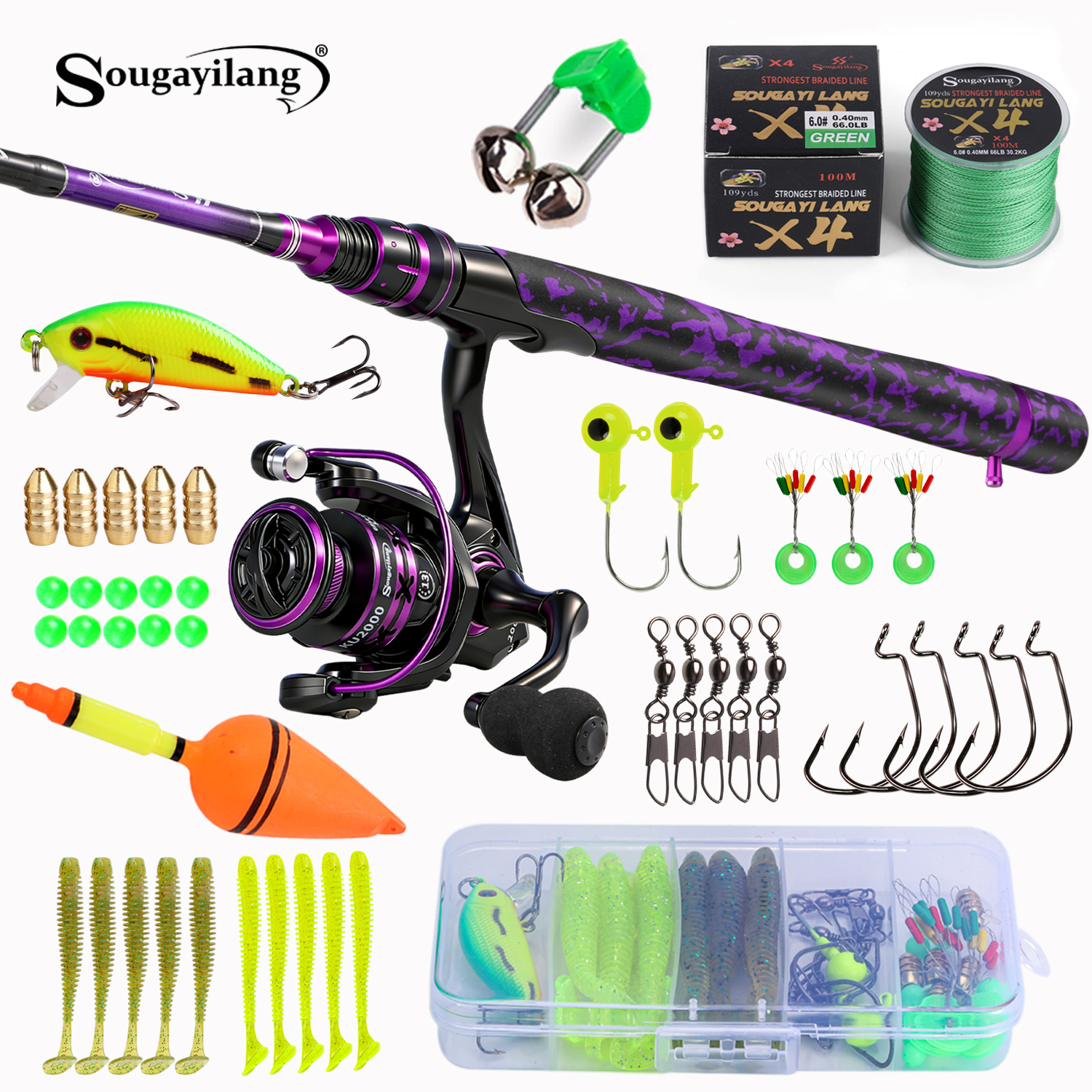 Sougayilang Spinning Fishing R - Fishing Lure Topwater บทวิจารณ์และราคา