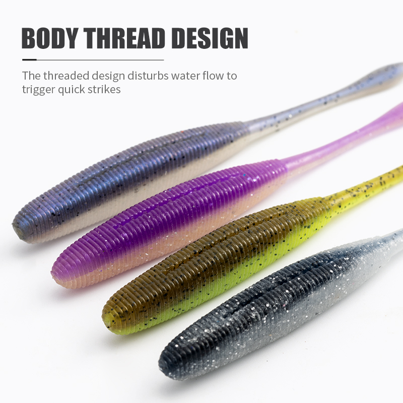 LUSHAZER 10/18pcs Fishing Lure - Fishing Lure Swimbait บทวิจารณ์และราคา