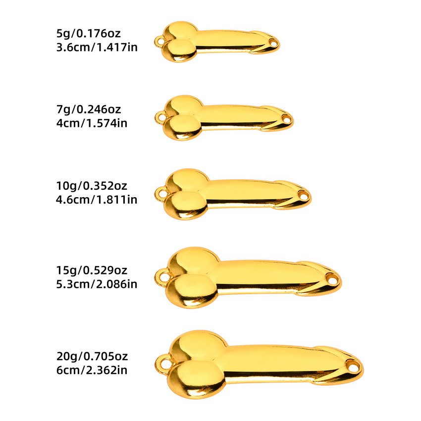 Metal Spoon Penis Shape Fishin - Fishing Lure Spoon บทวิจารณ์และราคา