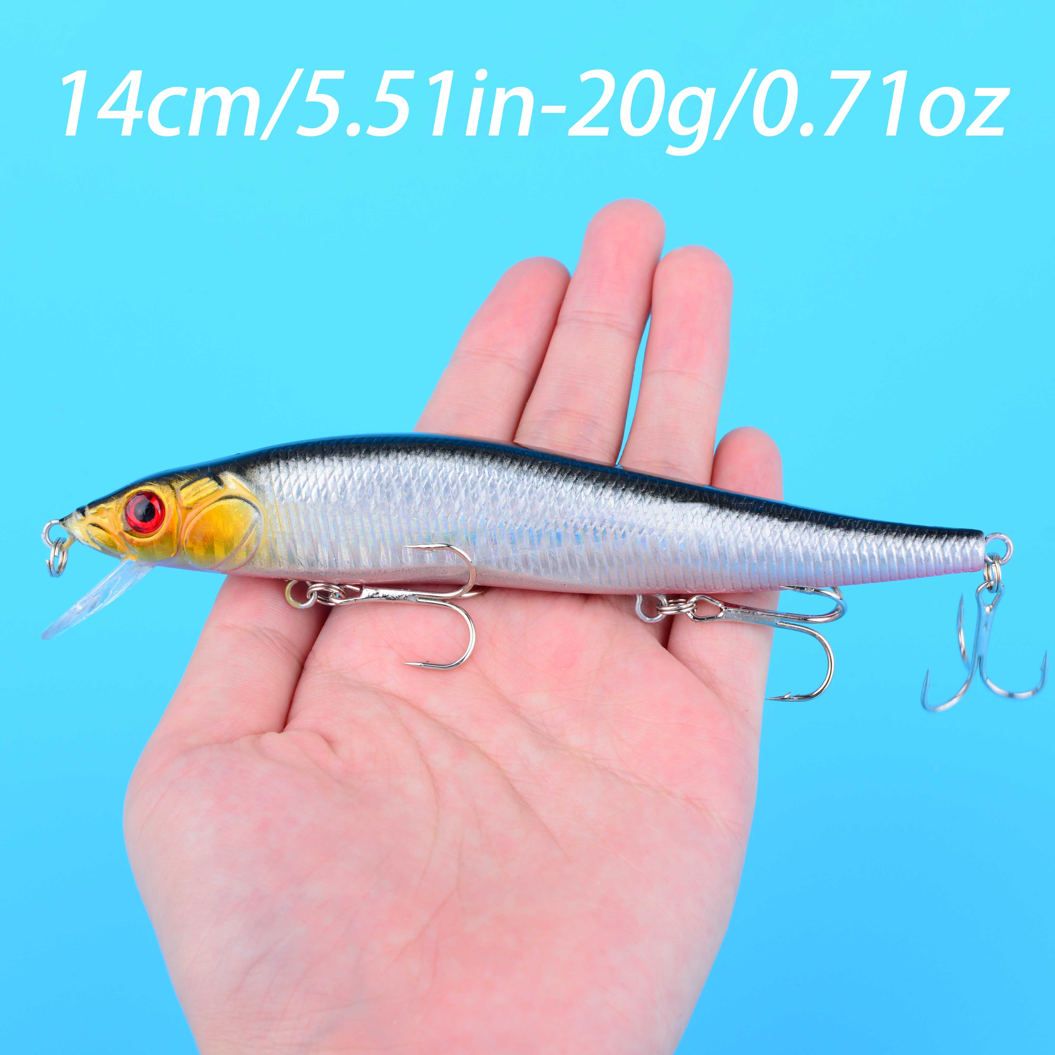 1pc Minnow Fishing Lure Floati - Fishing Lure Jerkbait บทวิจารณ์และราคา