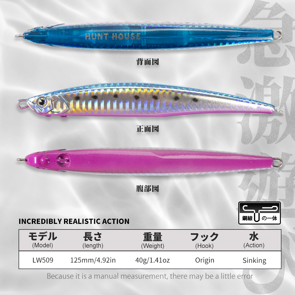 Hunthouse fishing Press heavy  - Fishing Lure Popper บทวิจารณ์และราคา