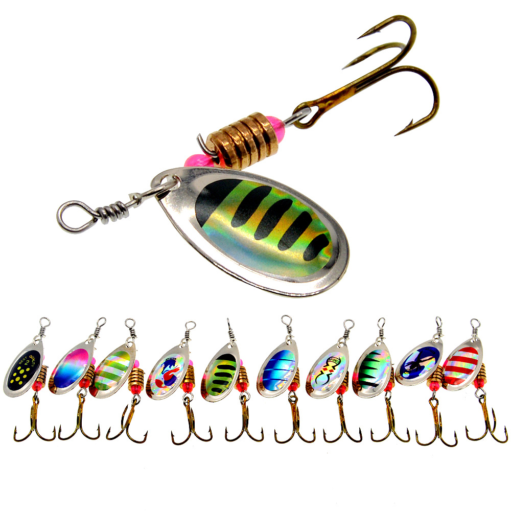 Fishing Lure Spinner Rotation  - Fishing Lure Spoon บทวิจารณ์และราคา