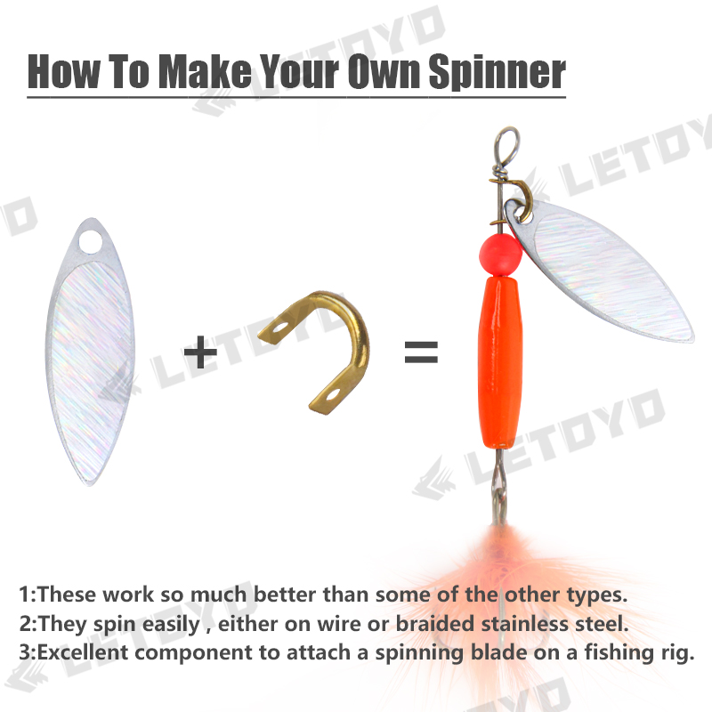 LETOYO 100pcs Folded Clevises  - Fishing Lure Making Kit บทวิจารณ์และราคา