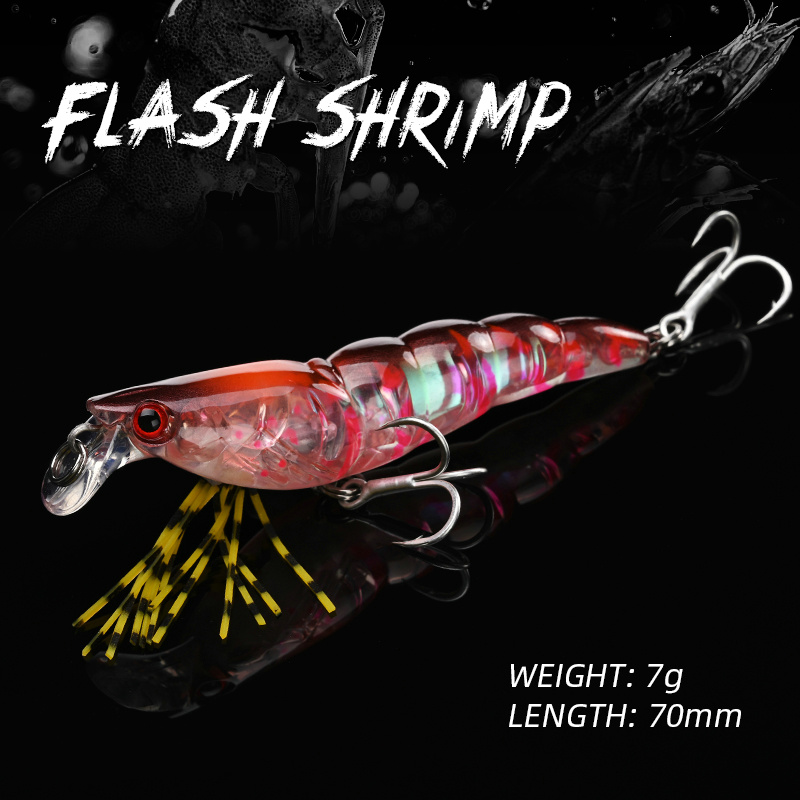 ALLBLUE 3D Flash Shrimp 70mm 7 - Fishing Lure Buzzbait บทวิจารณ์และราคา