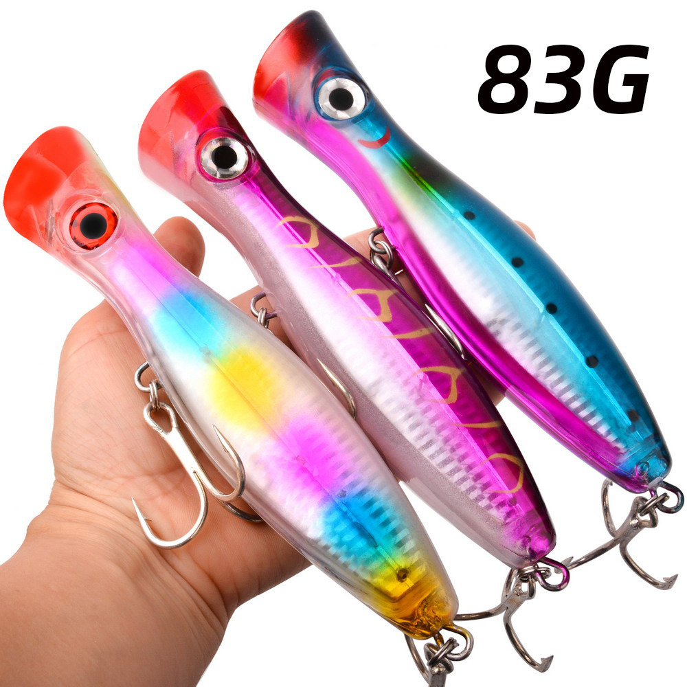 1pc 43g/83g Big Popper Floatin - Fishing Lure Popper บทวิจารณ์และราคา