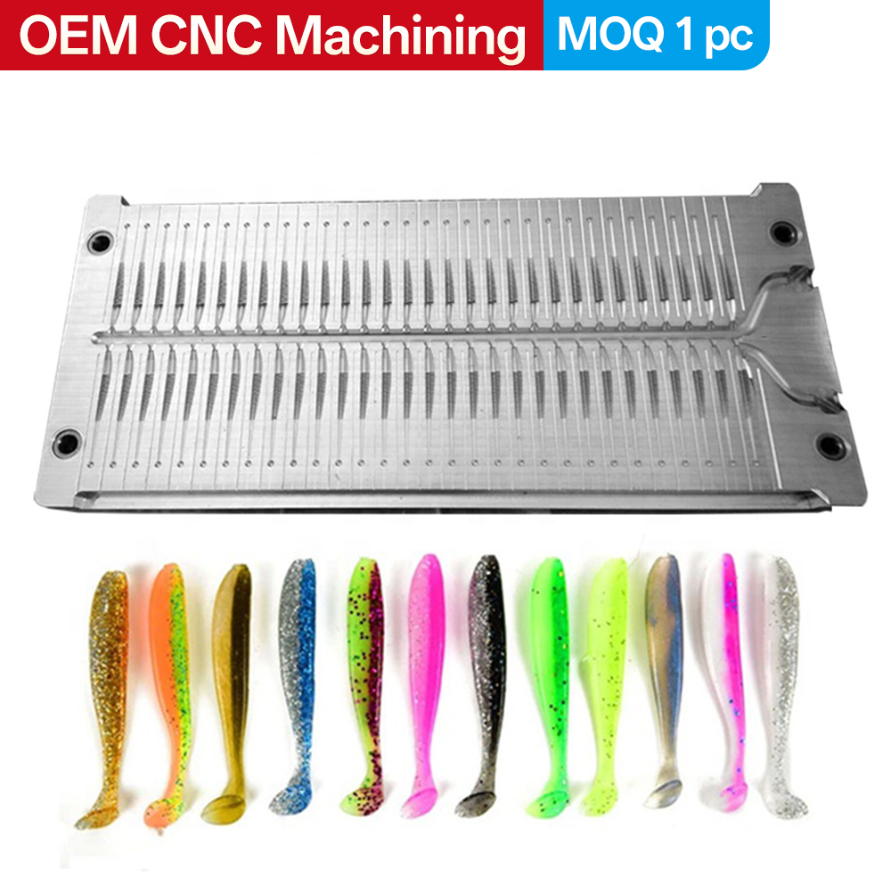 Custom Injection Molded Soft F - Fishing Lure Soft Plastic บทวิจารณ์และราคา