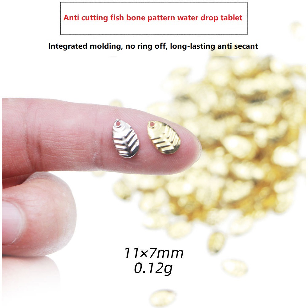 50Pcs/lot DIY Fishing Spinner  - Fishing Lure Spoon บทวิจารณ์และราคา