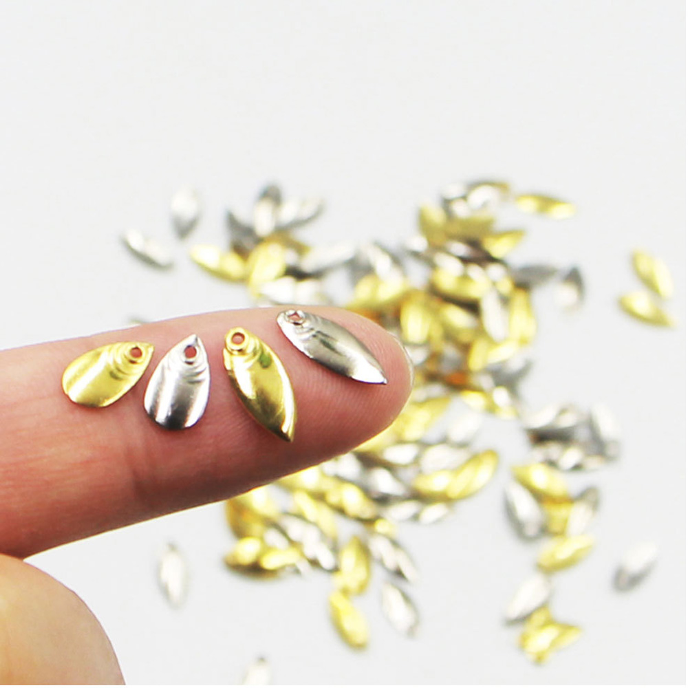 50Pcs/lot DIY Fishing Spinner  - Fishing Lure Spoon บทวิจารณ์และราคา