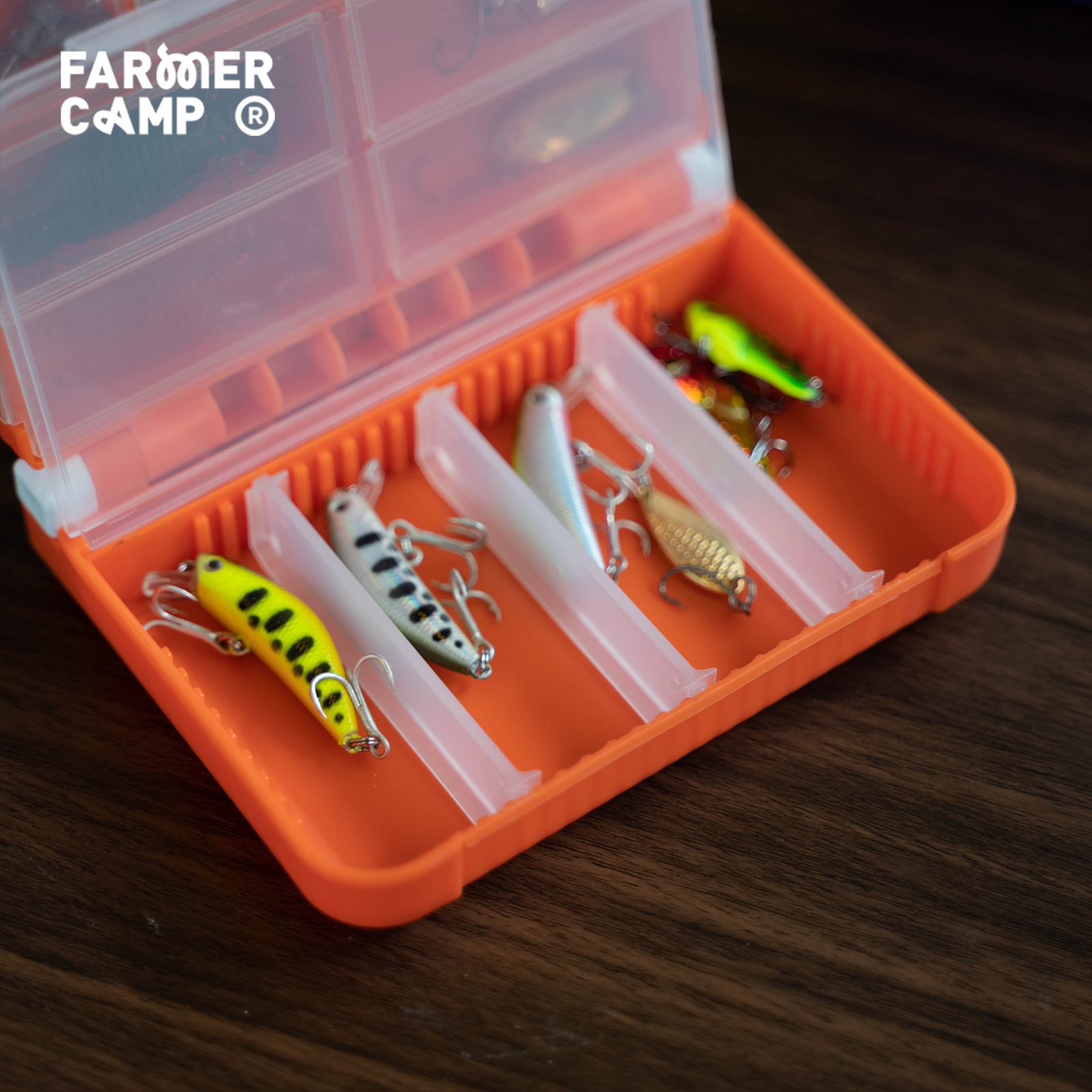 Portable Double Layer Fishing  - Fishing Lure Spoon บทวิจารณ์และราคา