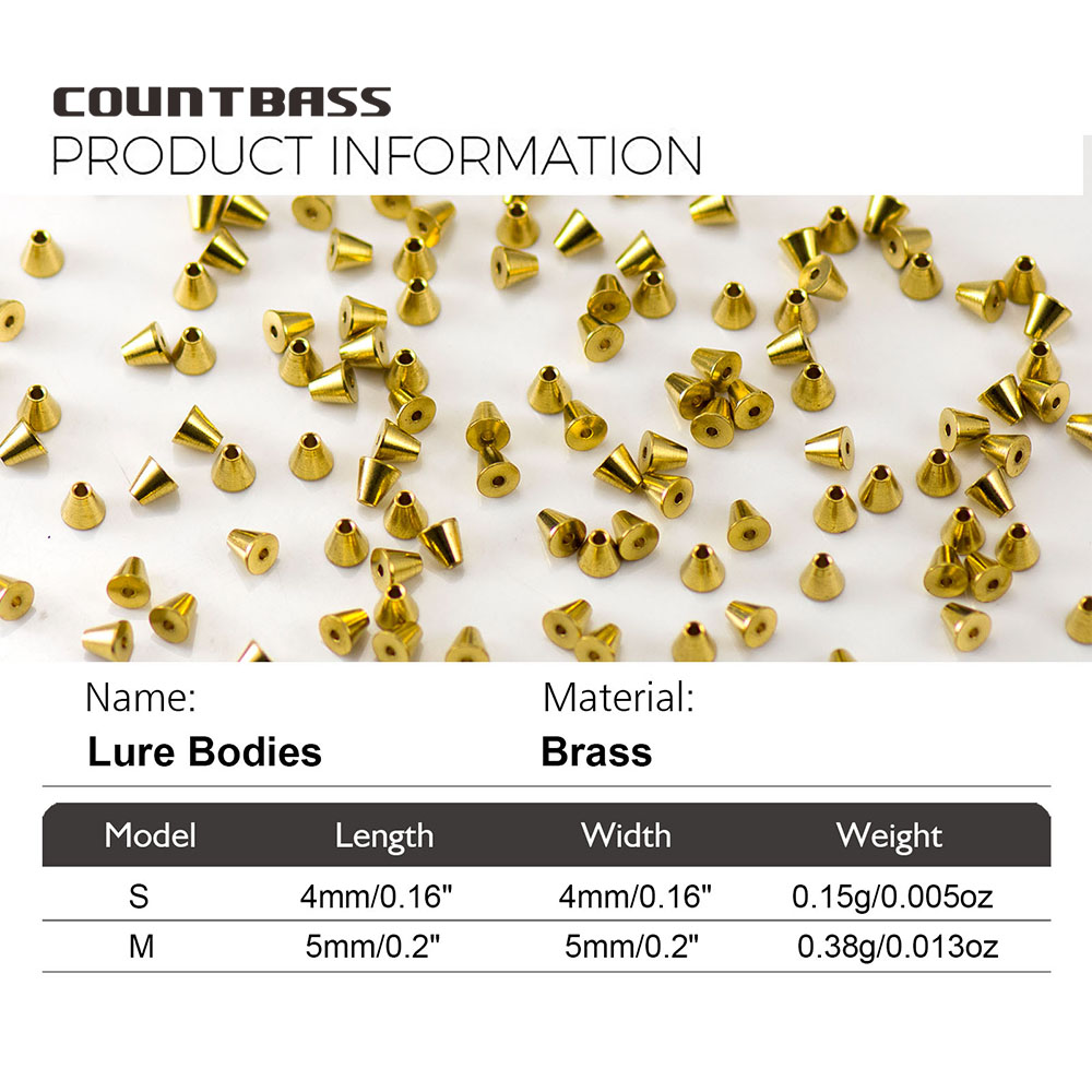 Countbass 10pcs Solid Brass Co - Fishing Lure Buzzbait บทวิจารณ์และราคา