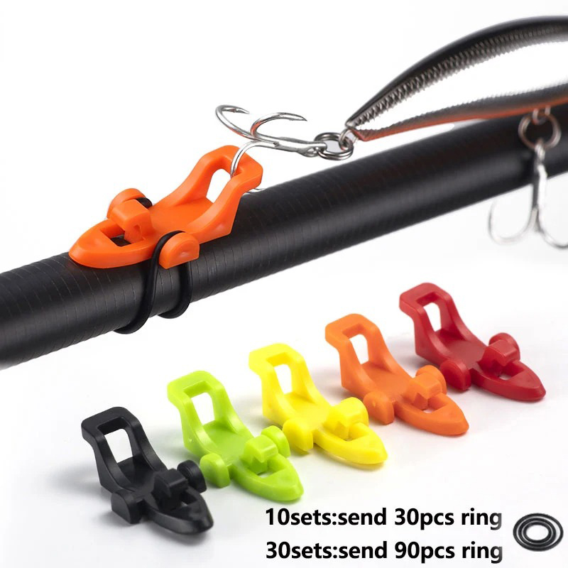 10-30pcs Fishing Rod Pole Hook - Fishing Lure Jig บทวิจารณ์และราคา