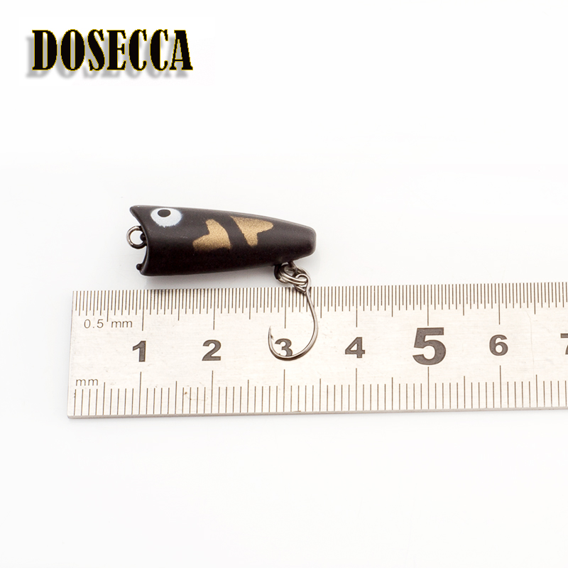 1PCS 2.5cm 1.5g  Topwater Bait - Fishing Lure Popper บทวิจารณ์และราคา