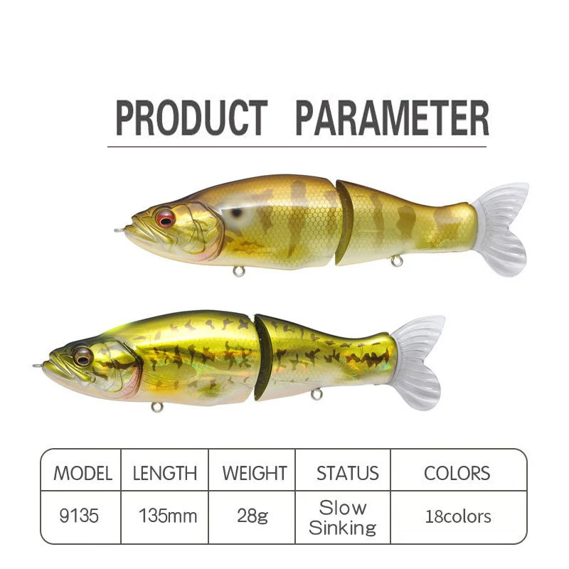 Swimbait Fishing Lure 135mm 31 - Fishing Lure Popper บทวิจารณ์และราคา