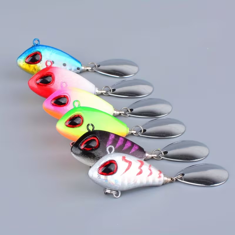 5/6pcs Mini VIB With Spoon Fis - Fishing Lure Crankbait บทวิจารณ์และราคา