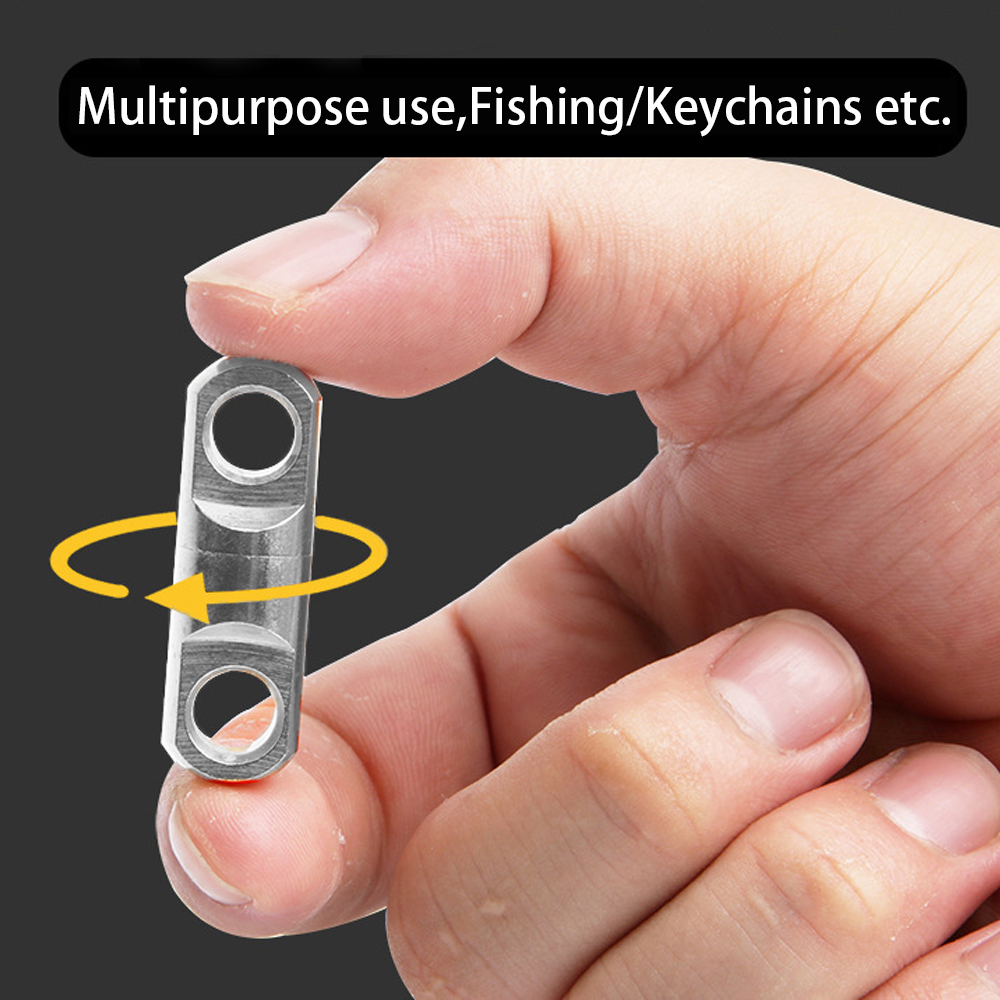 10pcs Solid Swivels for Fishin - Fishing Lure Spinner บทวิจารณ์และราคา