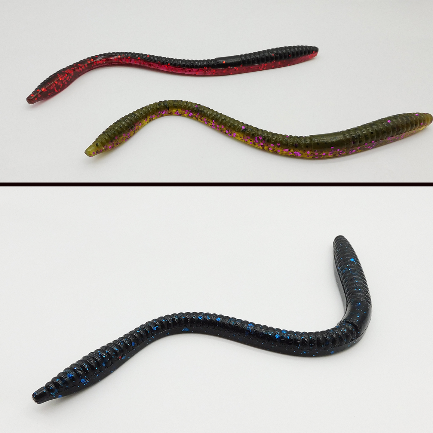 Esfishing Soft Bait Trick Worm - Fishing Lure Soft Plastic บทวิจารณ์และราคา