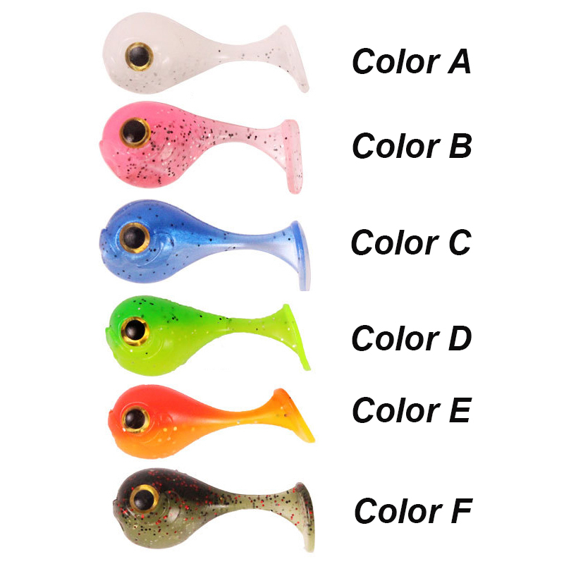 YUCONG 6PCS Jighead Soft Baits - Fishing Lure Crankbait บทวิจารณ์และราคา