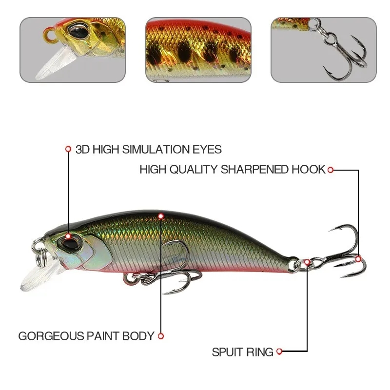 15Pcs Sinking Minnow Fishing L - Fishing Lure Jerkbait บทวิจารณ์และราคา