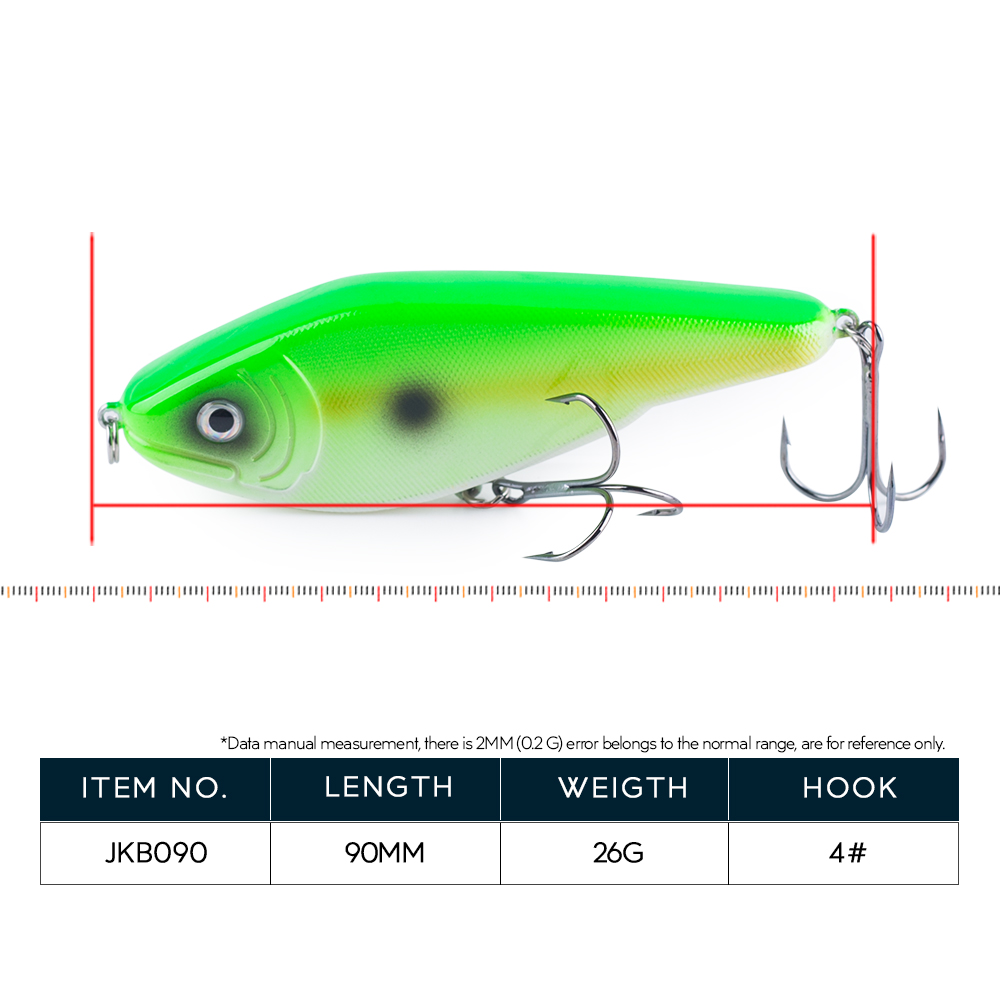 Hanlin NEW Glide Jerkbait 90mm - Fishing Lure Jerkbait บทวิจารณ์และราคา