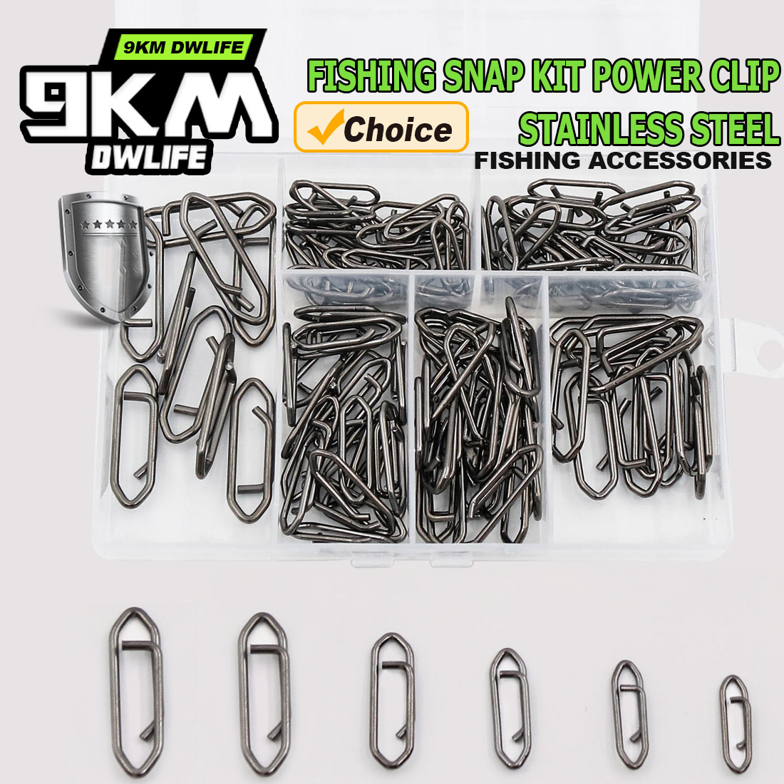 9KM Fishing Snap Kit 110pcs Po - Fishing Lure Making Kit บทวิจารณ์และราคา