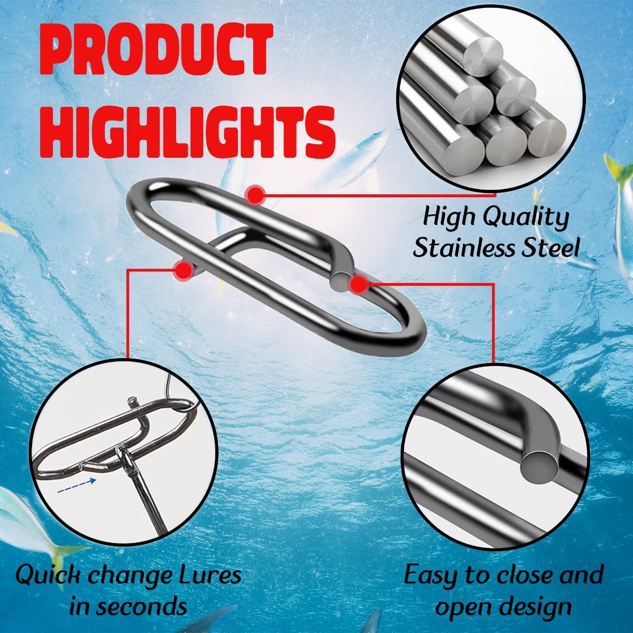 9KM Fishing Snap Kit 110pcs Po - Fishing Lure Making Kit บทวิจารณ์และราคา