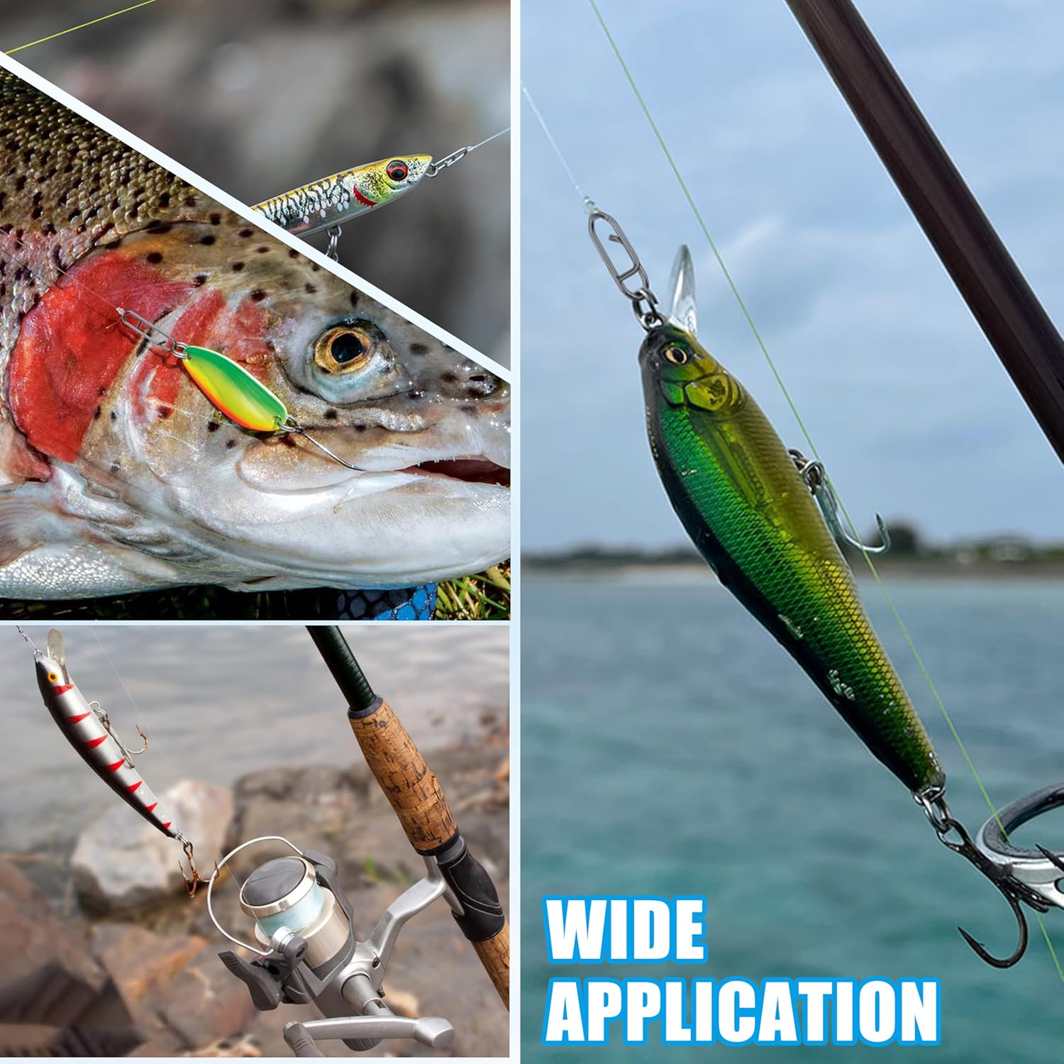 9KM Fishing Snap Kit 110pcs Po - Fishing Lure Making Kit บทวิจารณ์และราคา