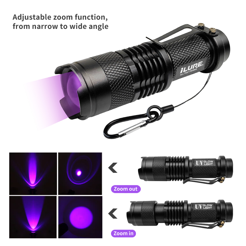 Mini UV Flashlight 395nm Ultra - Fishing Lure Jig บทวิจารณ์และราคา
