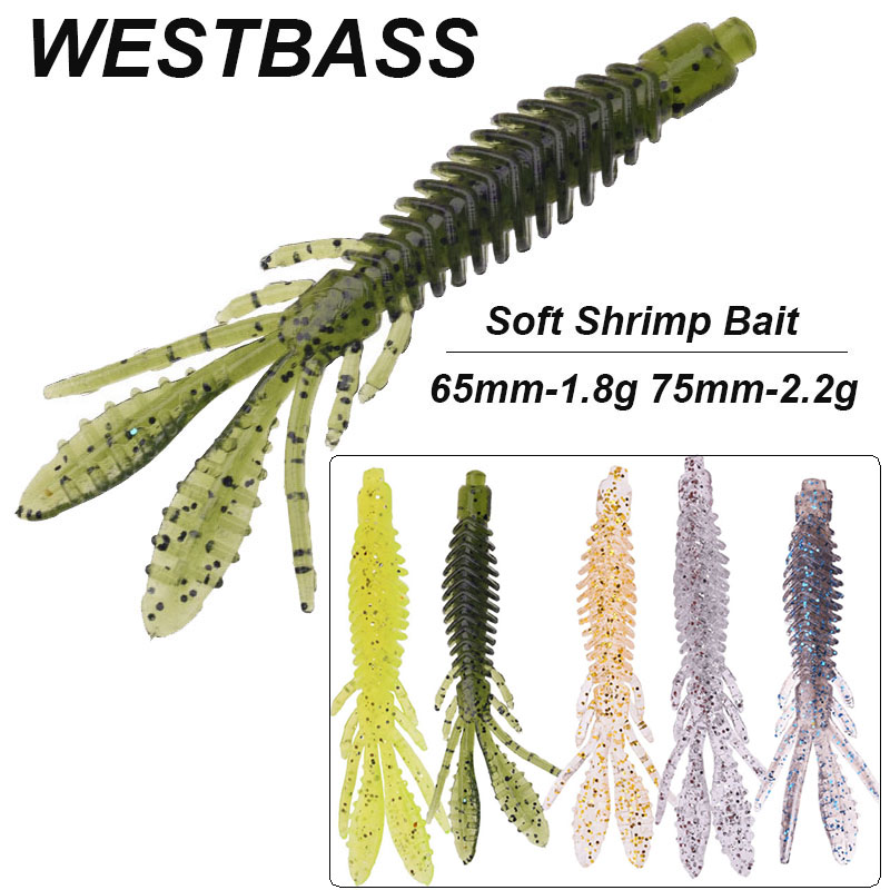 WESTBASS 5PCS Soft Larva Baits - Fishing Lure Soft Plastic บทวิจารณ์และราคา