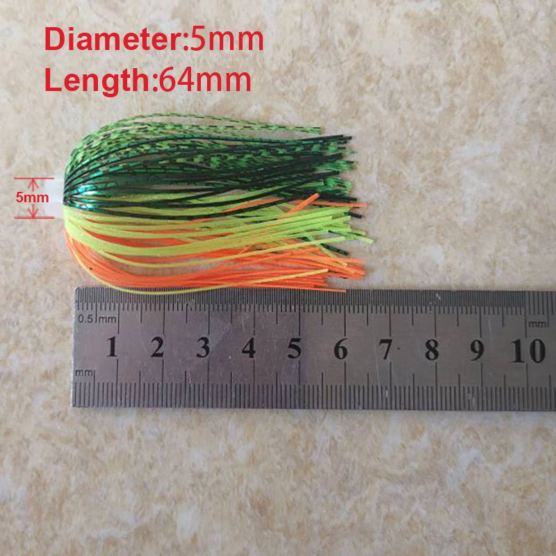 5 pcs/lot  88 Strands  64mm Si - Fishing Lure Buzzbait บทวิจารณ์และราคา