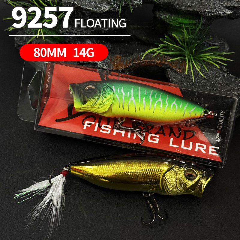Popper Lure Topwater Bait 80mm - Fishing Lure Popper บทวิจารณ์และราคา