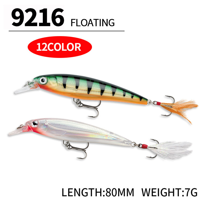 Floating Minnow Fishing Lures  - Fishing Lure Jerkbait บทวิจารณ์และราคา