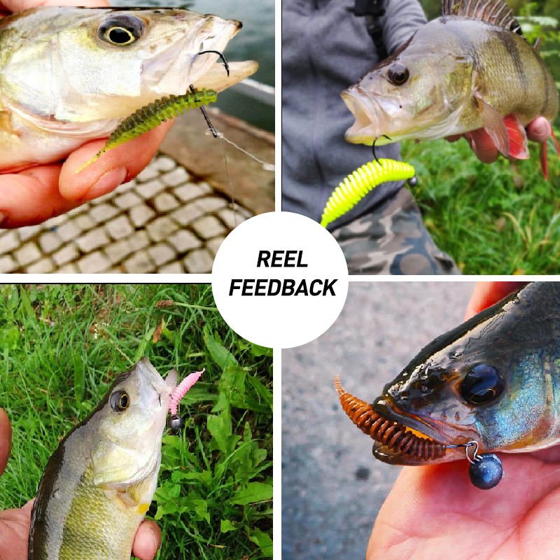 ESFISHING Fishing Tiny Worm Ba - Fishing Lure Soft Plastic บทวิจารณ์และราคา