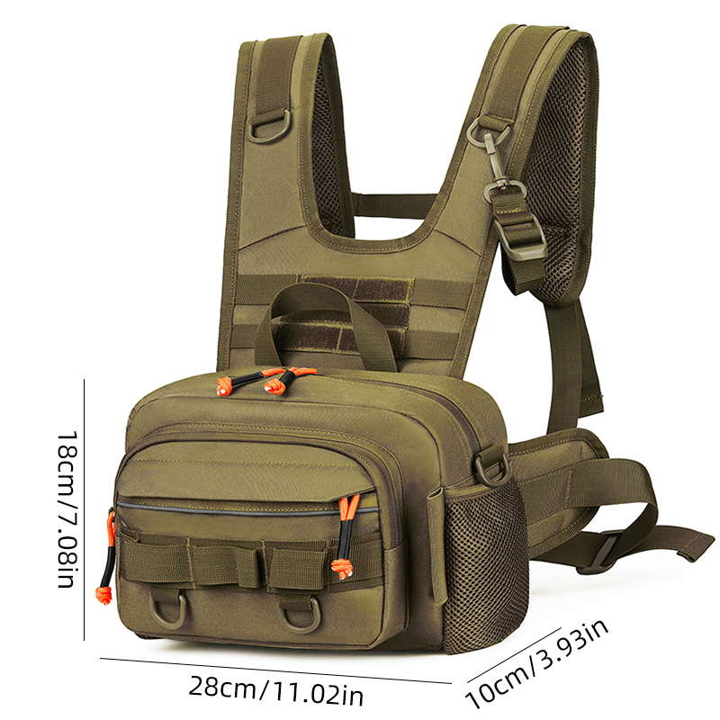 Men Chest Bag Tactical Fishing - Fishing Lure Box บทวิจารณ์และราคา