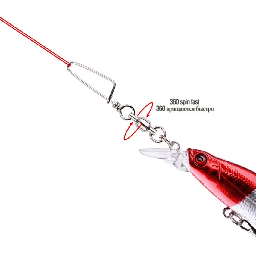 50pcs Fishing Ball Bearing Swi - Fishing Lure Box บทวิจารณ์และราคา