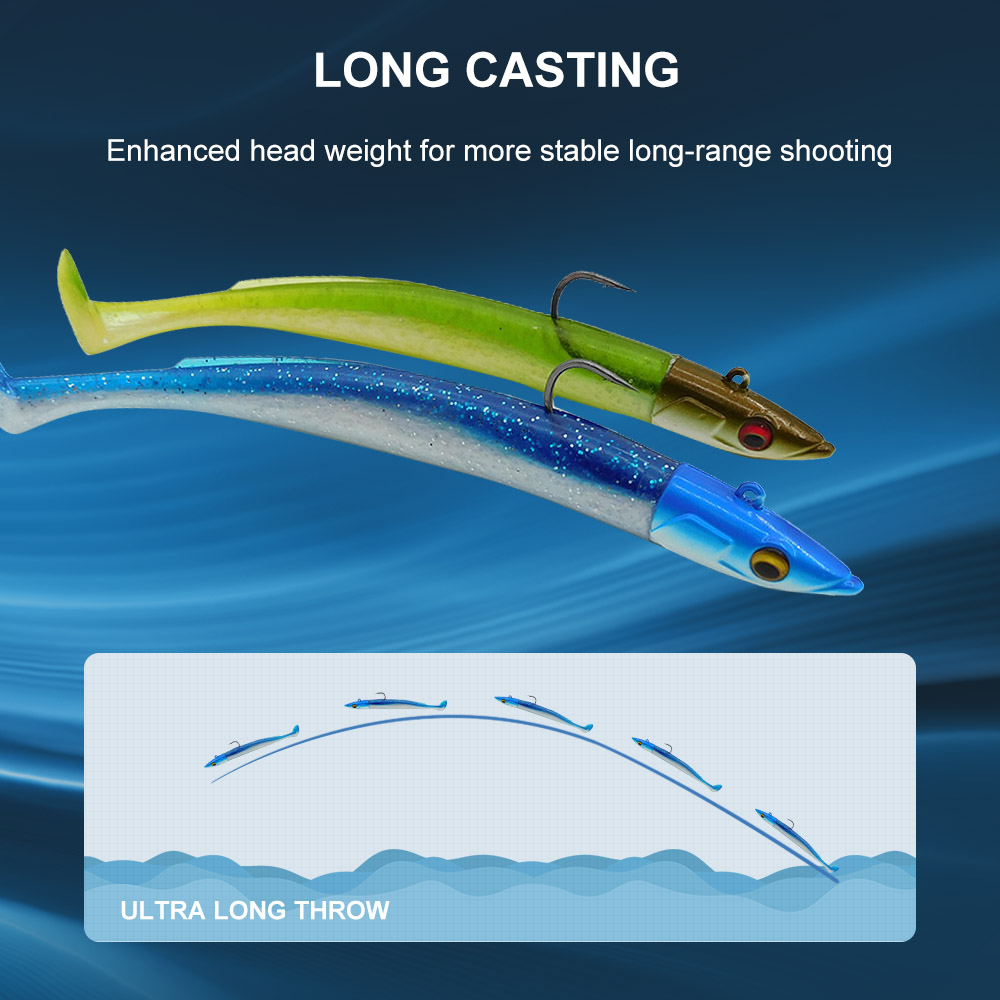 ESFISHING Soft Fishing Lures L - Fishing Lure Soft Plastic บทวิจารณ์และราคา