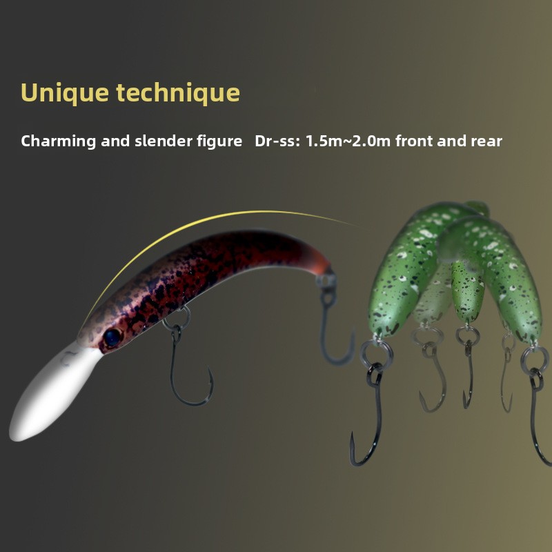 MUKUN 1PCS Mini Minnow Wobbler - Fishing Lure Popper บทวิจารณ์และราคา