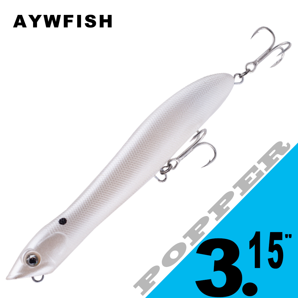 AYWFISH 8CM 6.2G Baby Popper F - Fishing Lure Popper บทวิจารณ์และราคา