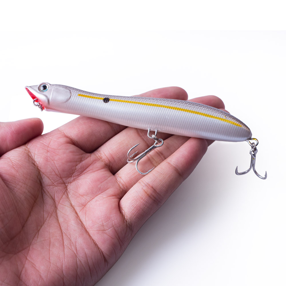 120mm/18g Topwater Pencil Popp - Fishing Lure Popper บทวิจารณ์และราคา