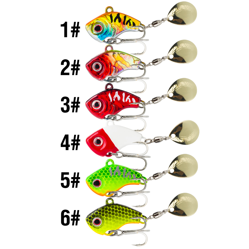 6PC 5g/7g/10g/14g/20g Rotating - Fishing Lure Crankbait บทวิจารณ์และราคา