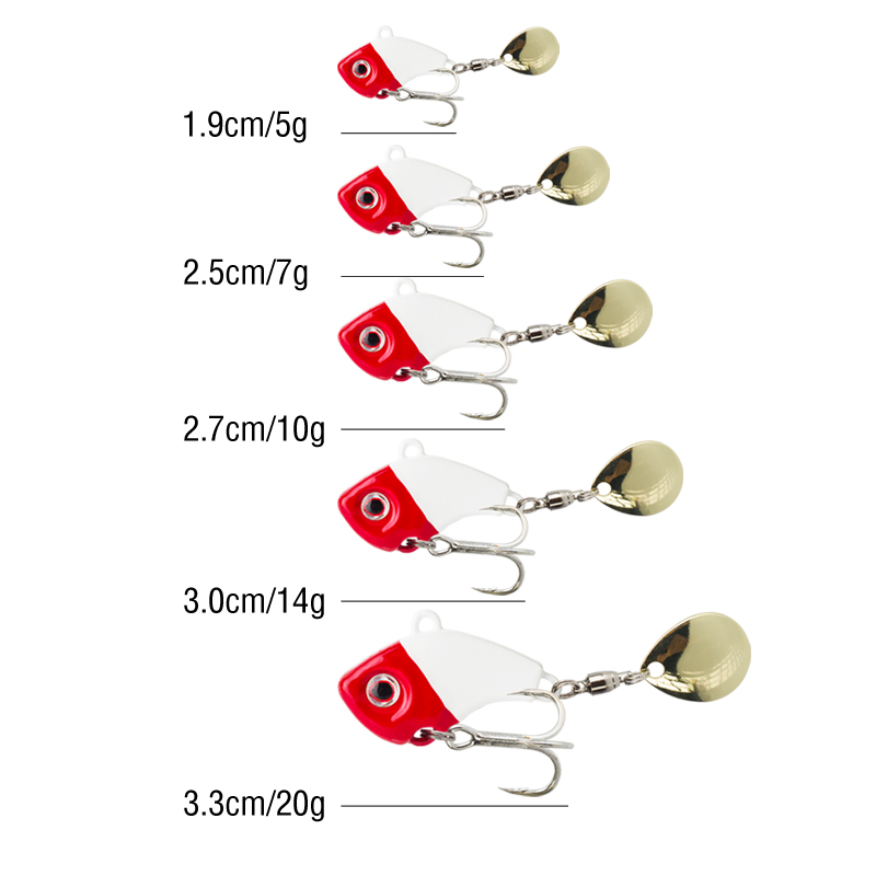 6PC 5g/7g/10g/14g/20g Rotating - Fishing Lure Crankbait บทวิจารณ์และราคา
